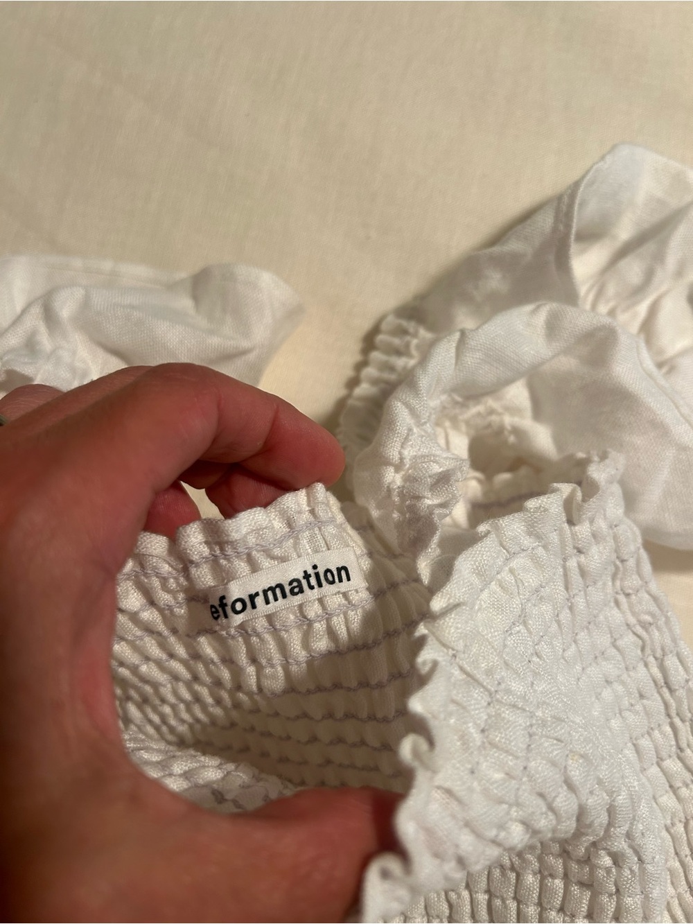 Reformation Lenore Ruffled Tank Top - Picture 4 of 4